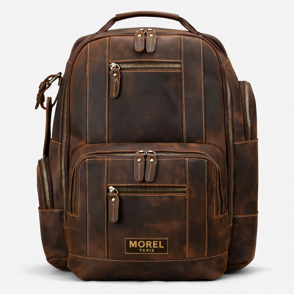 Morel Paris Genuine Leather Backpack – Executive Heritage Edition