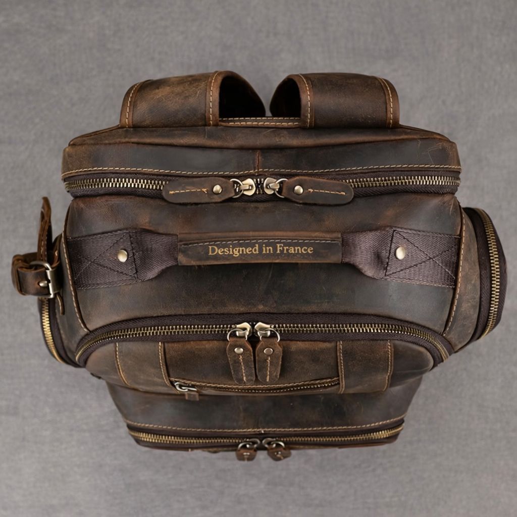Morel Paris Genuine Leather Backpack – Executive Heritage Edition