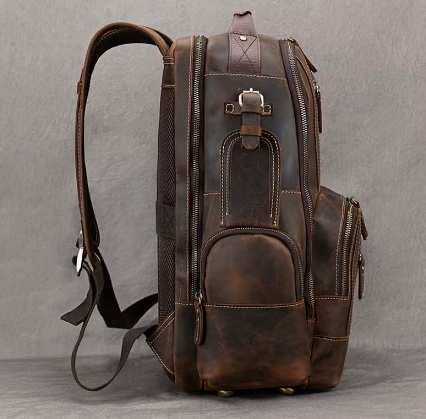 Morel Paris Genuine Leather Backpack – Executive Heritage Edition