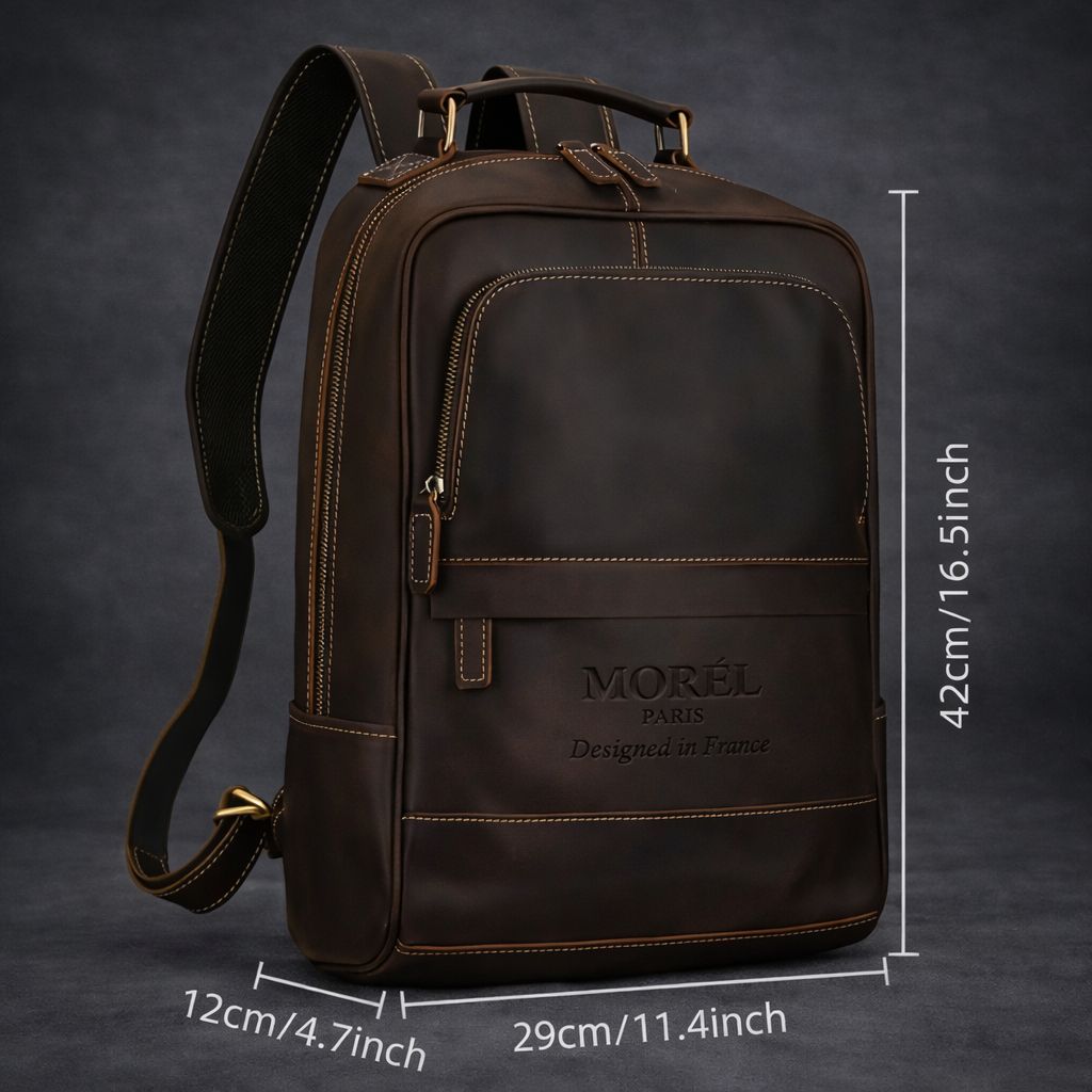MOREL PARIS Premium Leather Backpack